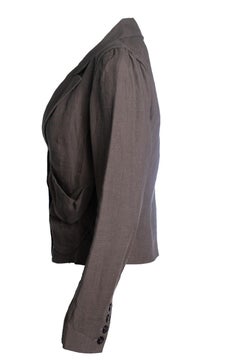 Sonia Rykiel, brown linen blazer
