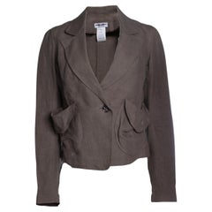 Sonia Rykiel, brown linen blazer