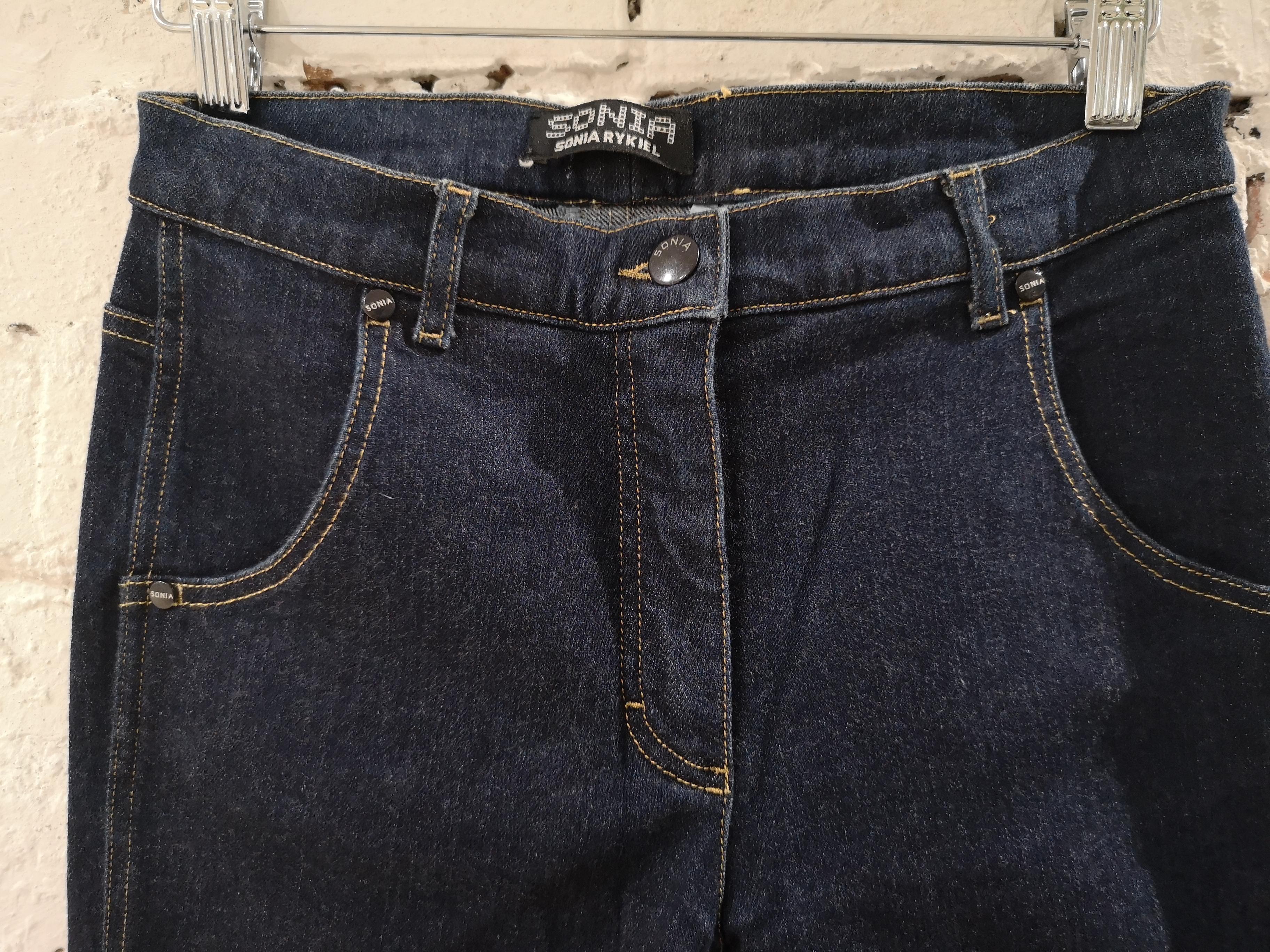 Sonia Rykiel denim cotton jeans
size 36 
total lenght cm 96
waist 68 cm