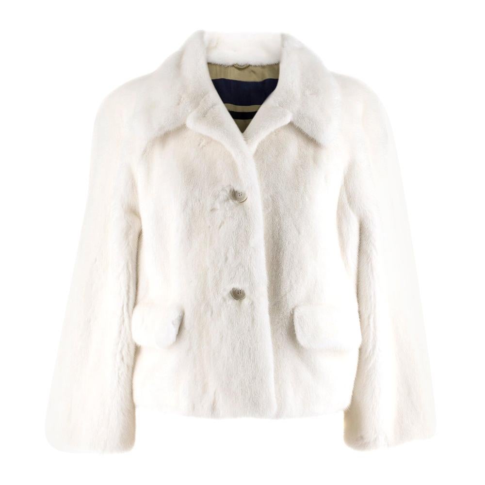 Sonia Rykiel Mink Fur Tailored Jacket - Size US 6 For Sale