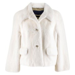 Sonia Rykiel Mink Fur Tailored Jacket - Size US 6