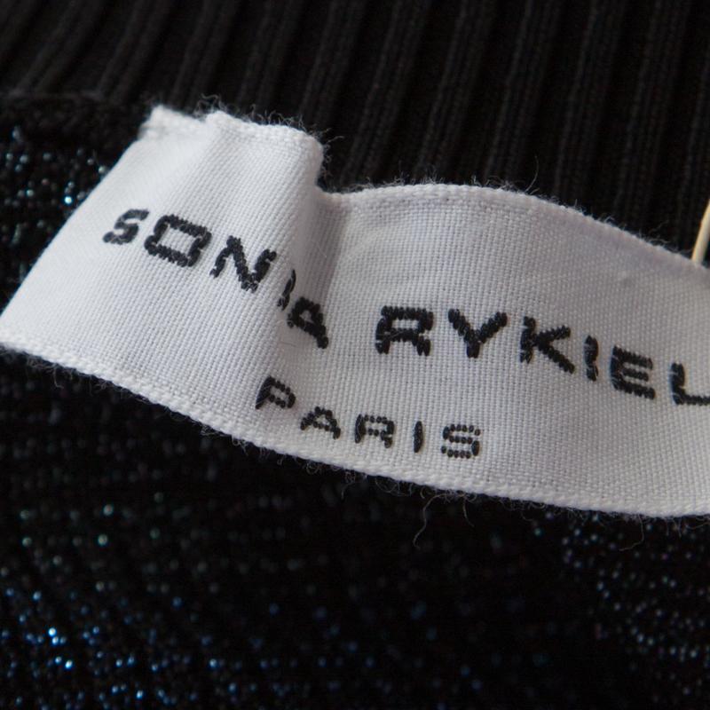 Women's Sonia Rykiel Multicolor Metallic Striped Maxi Skirt S
