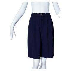 Vintage Sonia Rykiel Navy Bermuda Shorts 