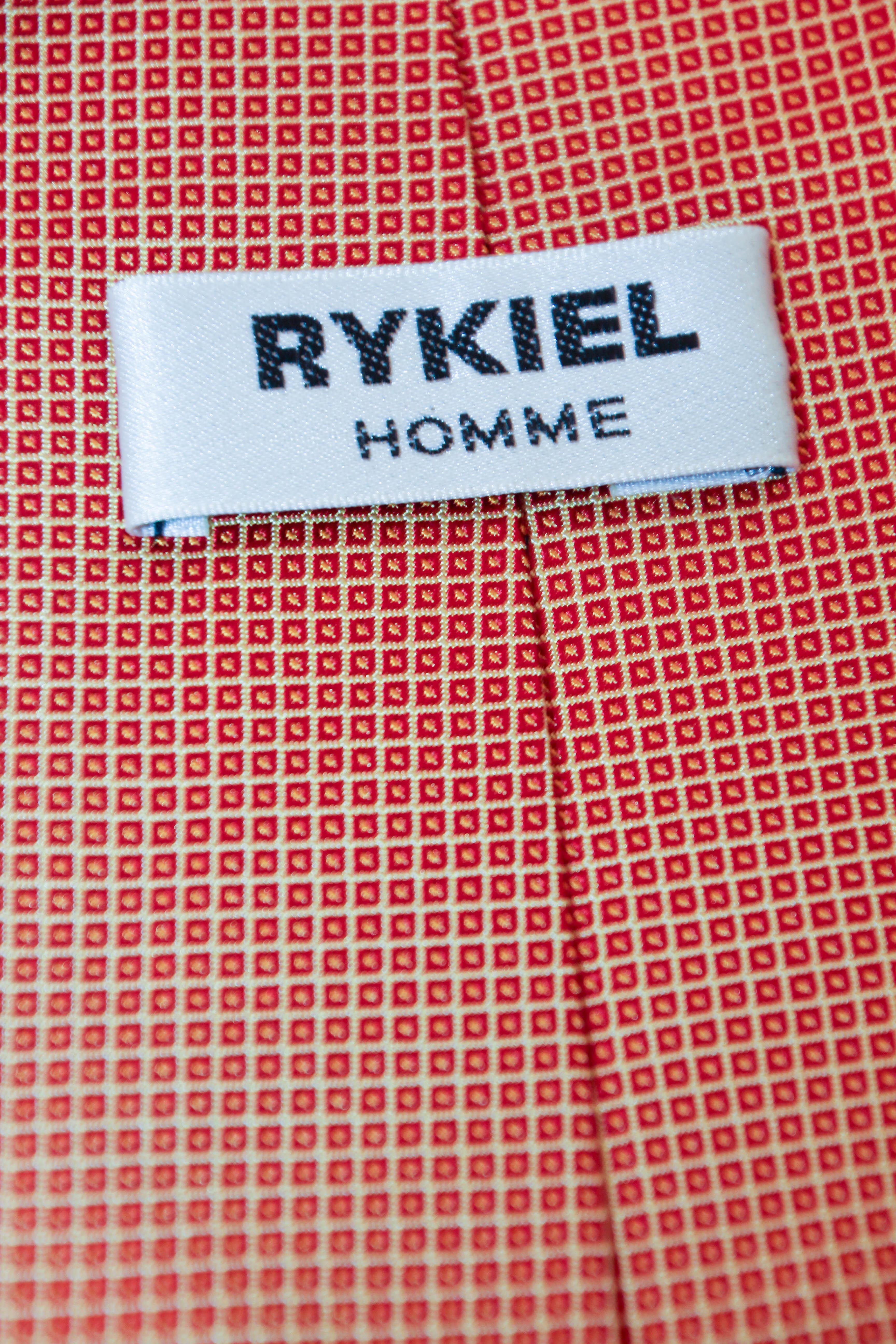 Sonia Rykiel Paris France Vintage Silk Dress Neck Tie Luxury For Sale 1