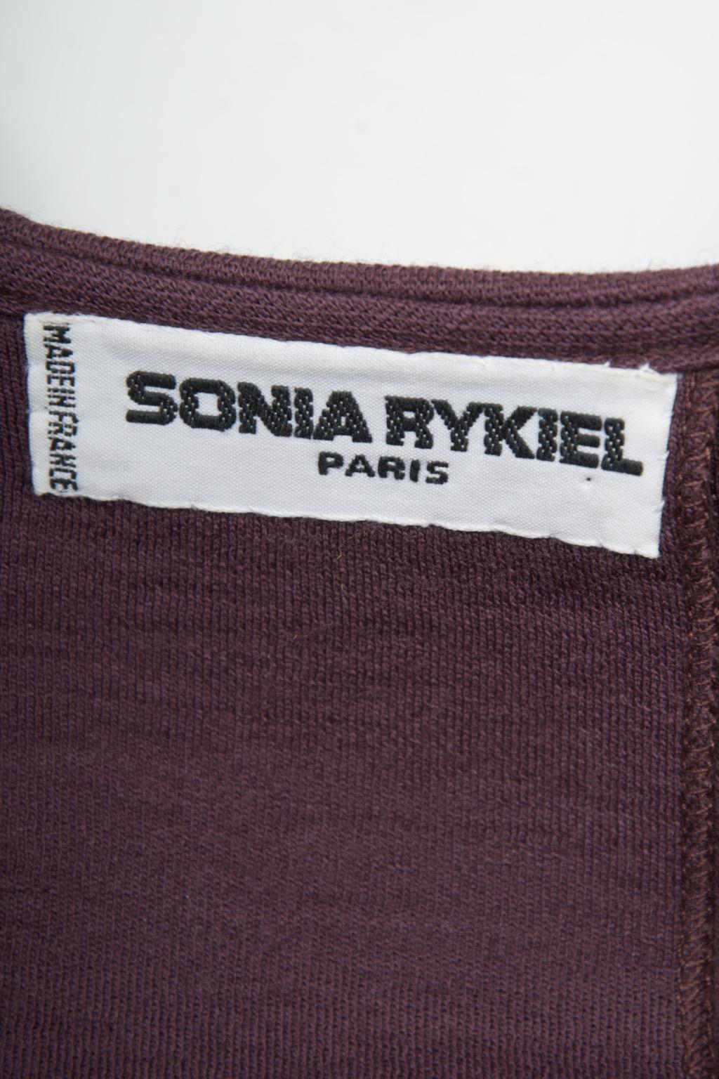 Sonia Rykiel Plum Knit Suit  For Sale 10