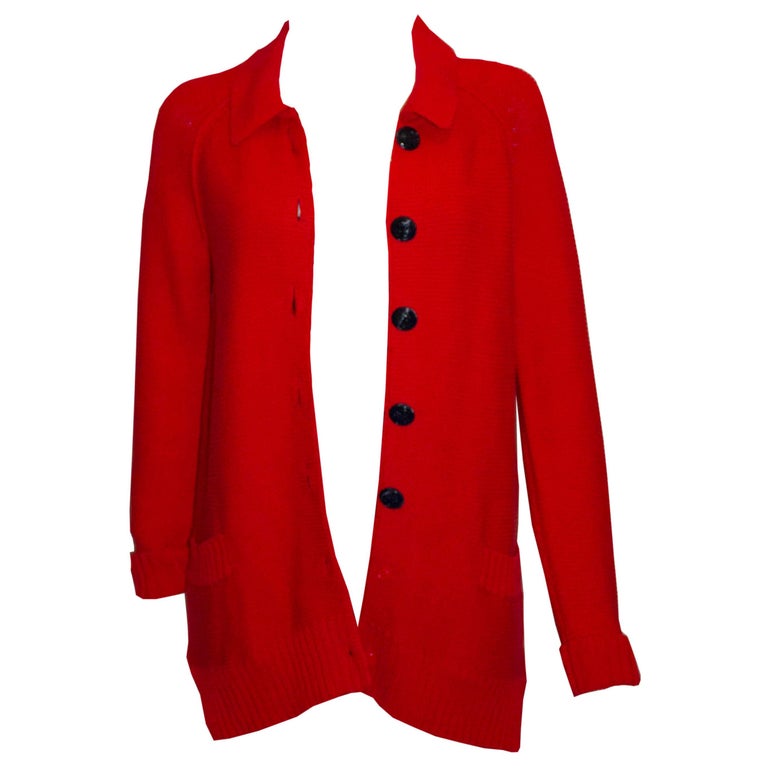 Sonia Rykiel Ruffle Button-Up Cardigan