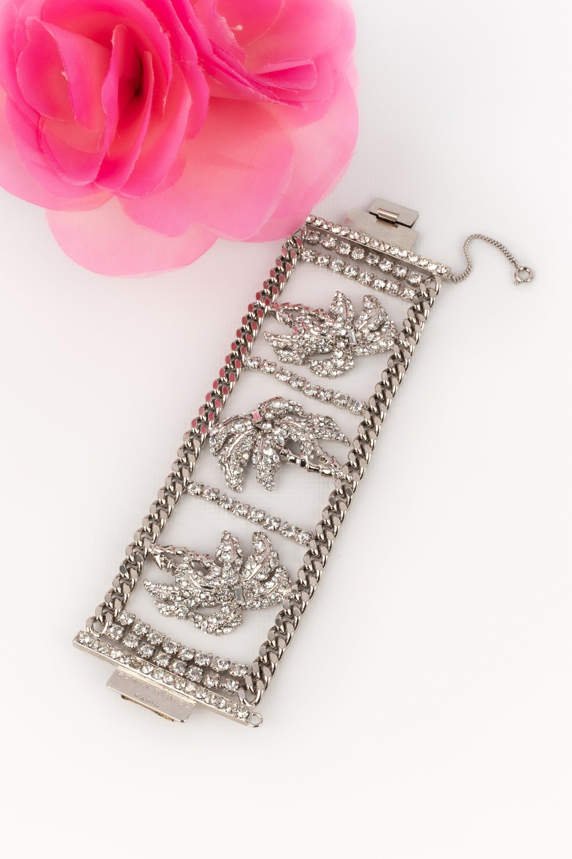Sonia Rykiel Silvery Metal Bracelet For Sale 3