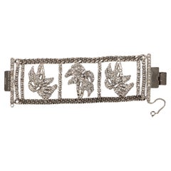 Sonia Rykiel Silbernes Metallarmband