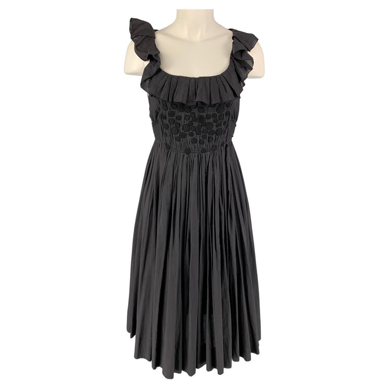 SONIA RYKIEL Size 2 Purple See Through Dress