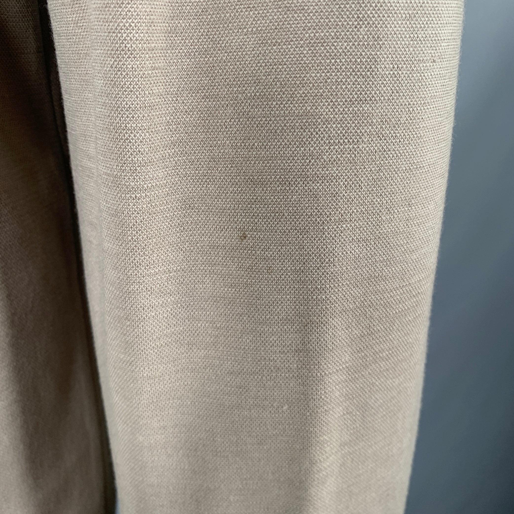 SONIA RYKIEL Taille S - Pantalon court casual en laine gris taupe en vente 1