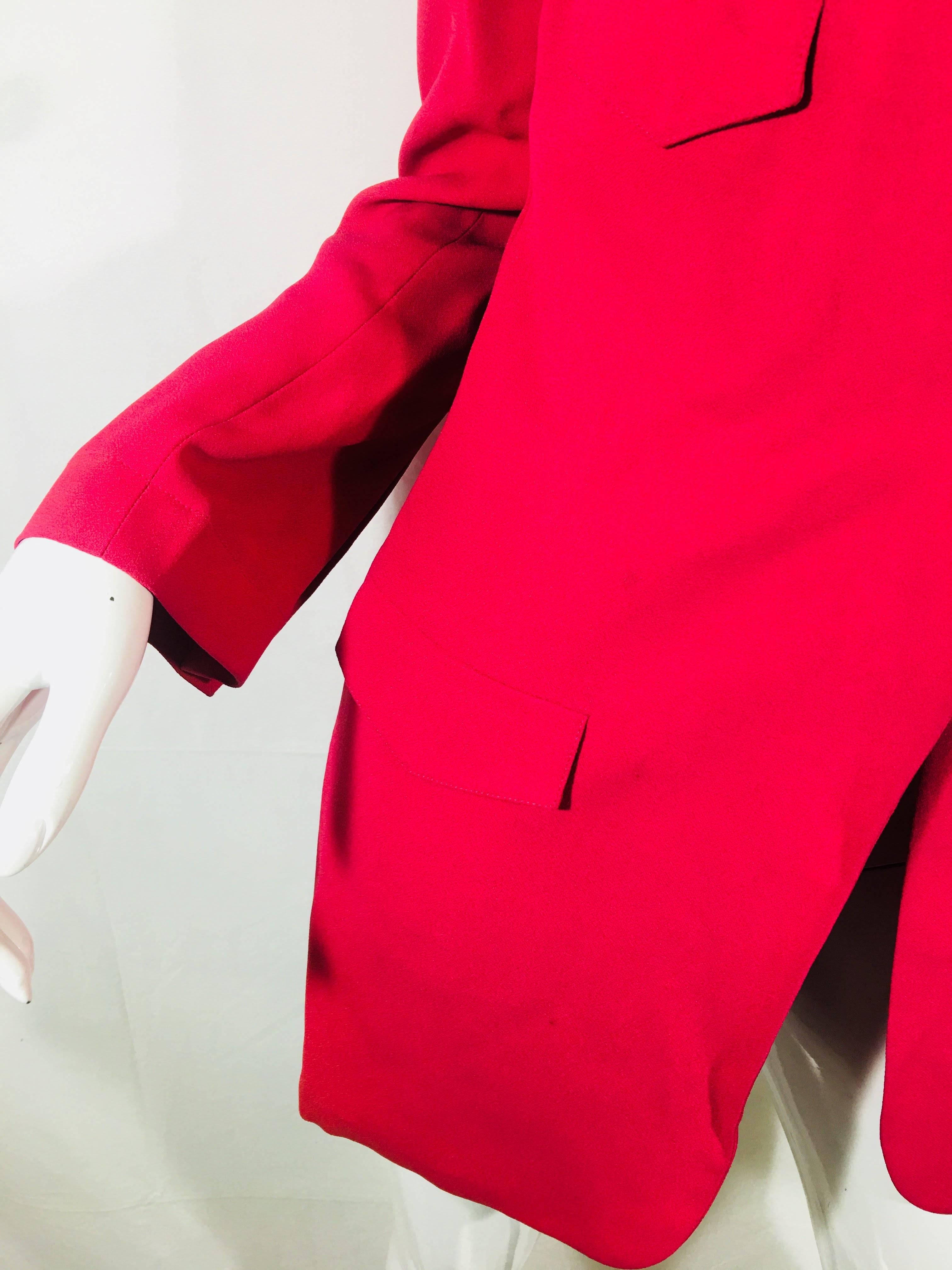 Red Sonia Rykiel Skirt Suit