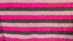 Sonia Rykiel Striped BowTied DrawstringV-Neck LongSleeve Fitted Pullover Sweater