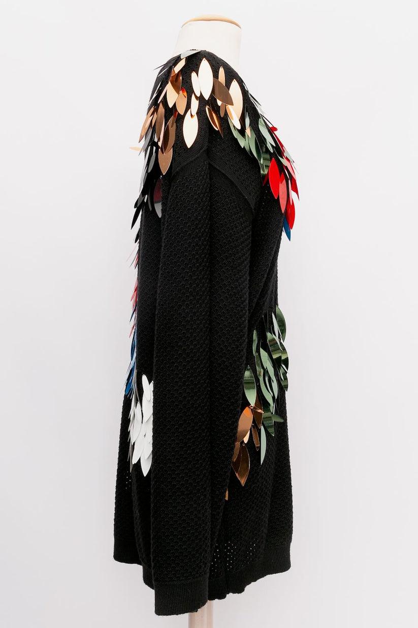 Pull Sonia Rykiel composé de laine vierge noire Excellent état - En vente à SAINT-OUEN-SUR-SEINE, FR
