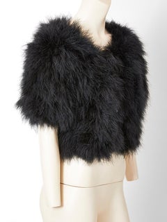 Sonia Rykiel Vintage Maribou Chubby "Chez Henri Bendel"