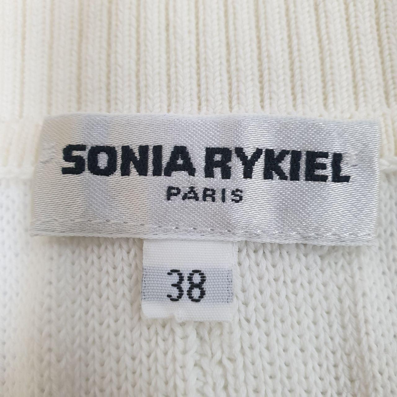 Sonia Rykiel Whight gestricktes Minikleid Sz.38 im Zustand „Gut“ im Angebot in Krakow, PL