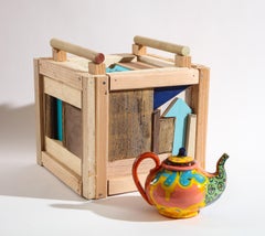 Sonia Sotomayor Teapot Box Set in Glazed Porcelain by Roberto Lugo