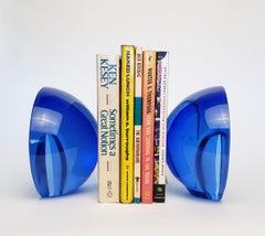 Fermalibri Sonic - Fermalibri in vetro contemporaneo fatto a mano - personalizzabile