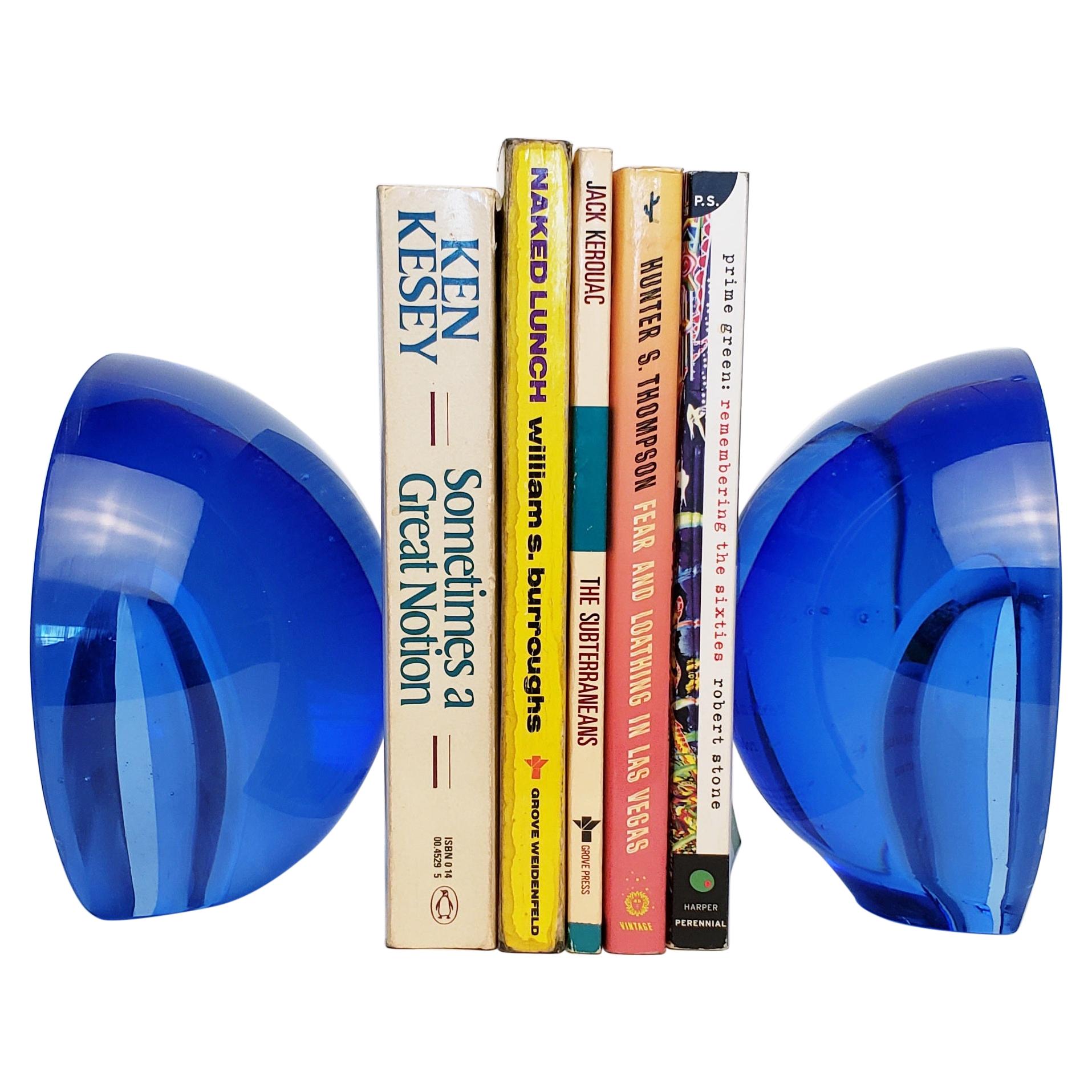 Serre-livres Sonic - Serre-livres en verre contemporains faits main, personnalisables