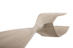 Surfer - Modern, Organic Sculptural, Sapele Wood Shelf - available in 5 tones