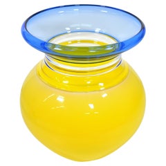 Sonja Blomdahl Incalmo Art Glass Vase