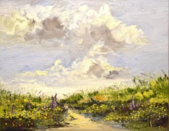 Dune Silence- 21st Century Contemporary impressionist Painting of a landscape
