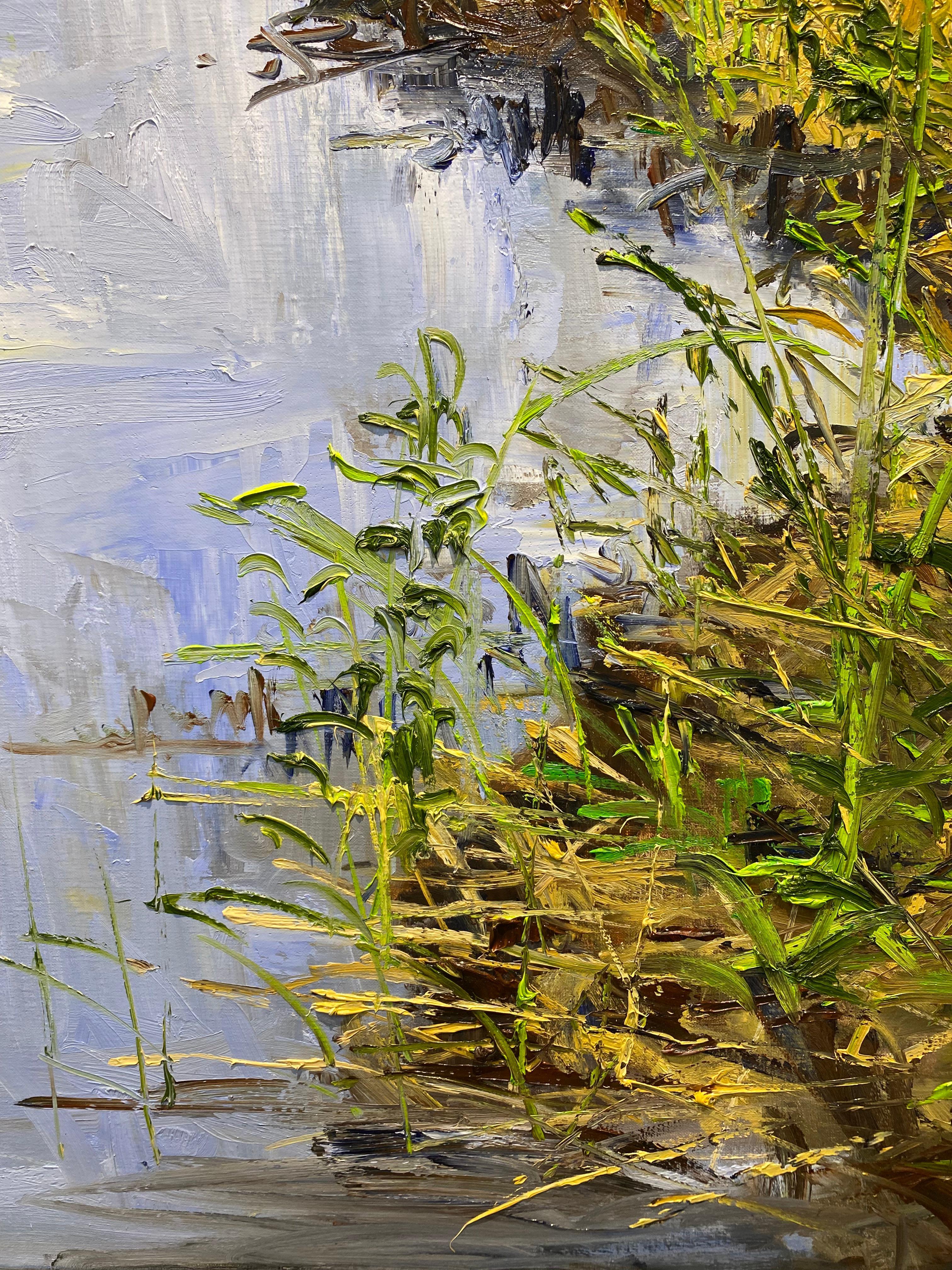 Greene & Greene - Peinture impressionniste contemporaine du 21e siècle représentant un paysage en vente 5