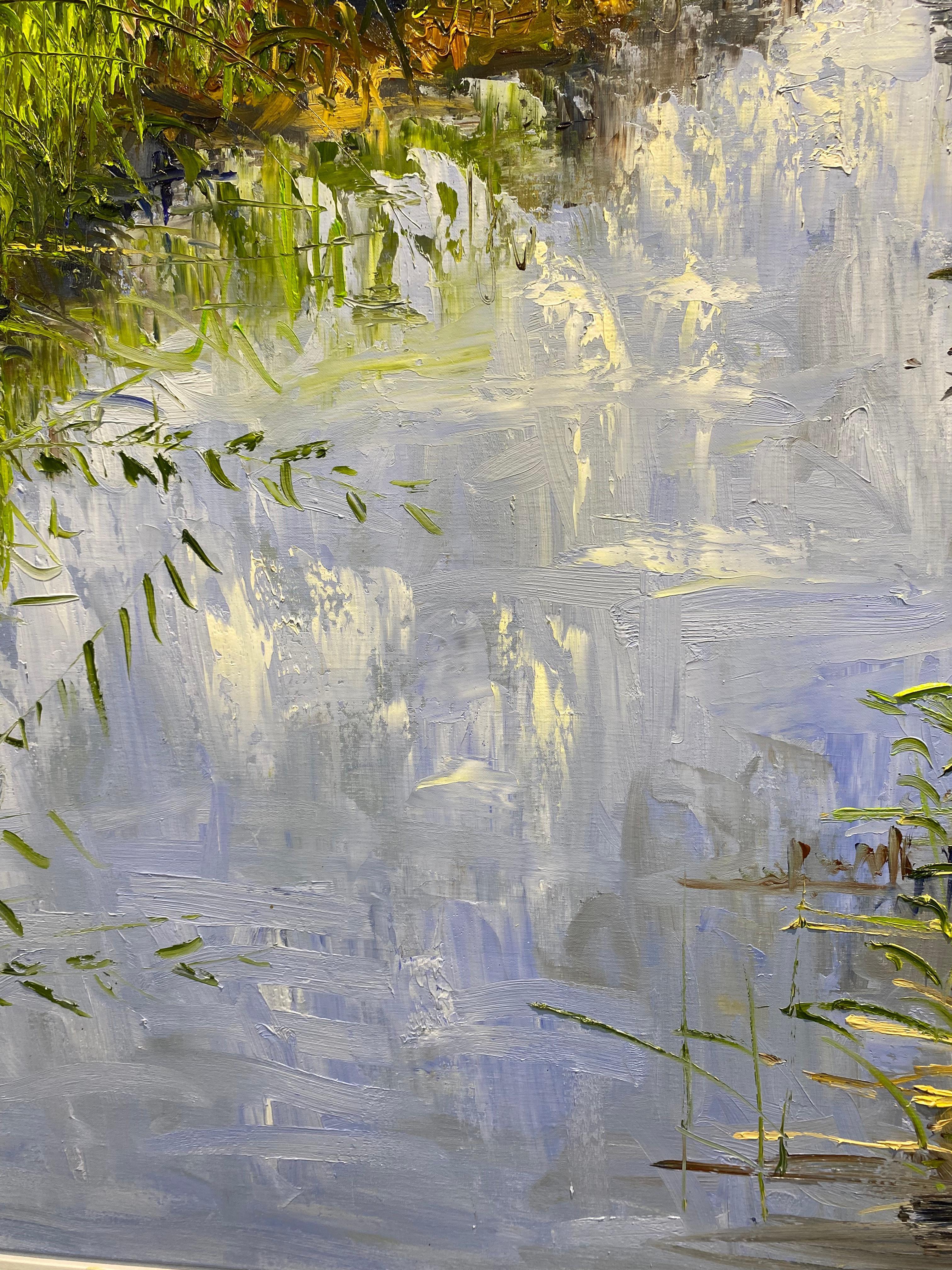 Greene & Greene - Peinture impressionniste contemporaine du 21e siècle représentant un paysage en vente 6