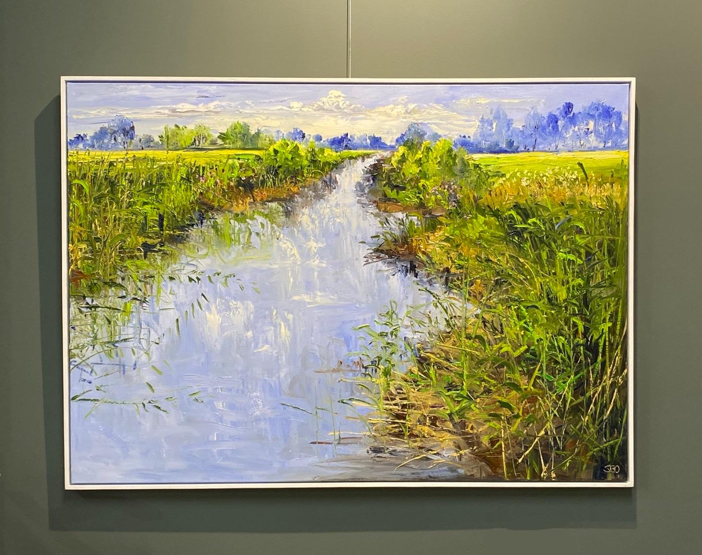 Greene & Greene - Peinture impressionniste contemporaine du 21e siècle représentant un paysage en vente 9