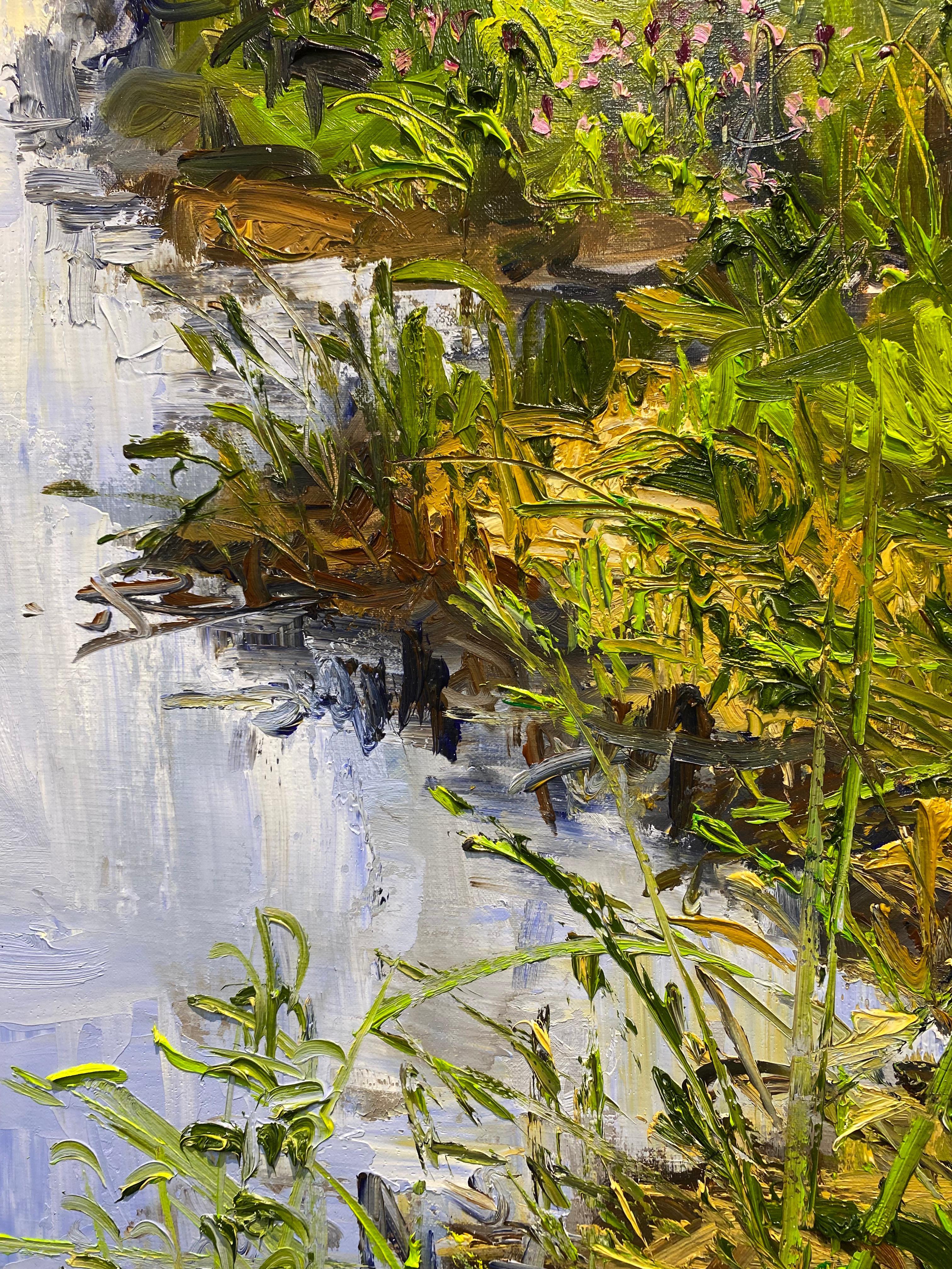 Greene & Greene - Peinture impressionniste contemporaine du 21e siècle représentant un paysage en vente 3