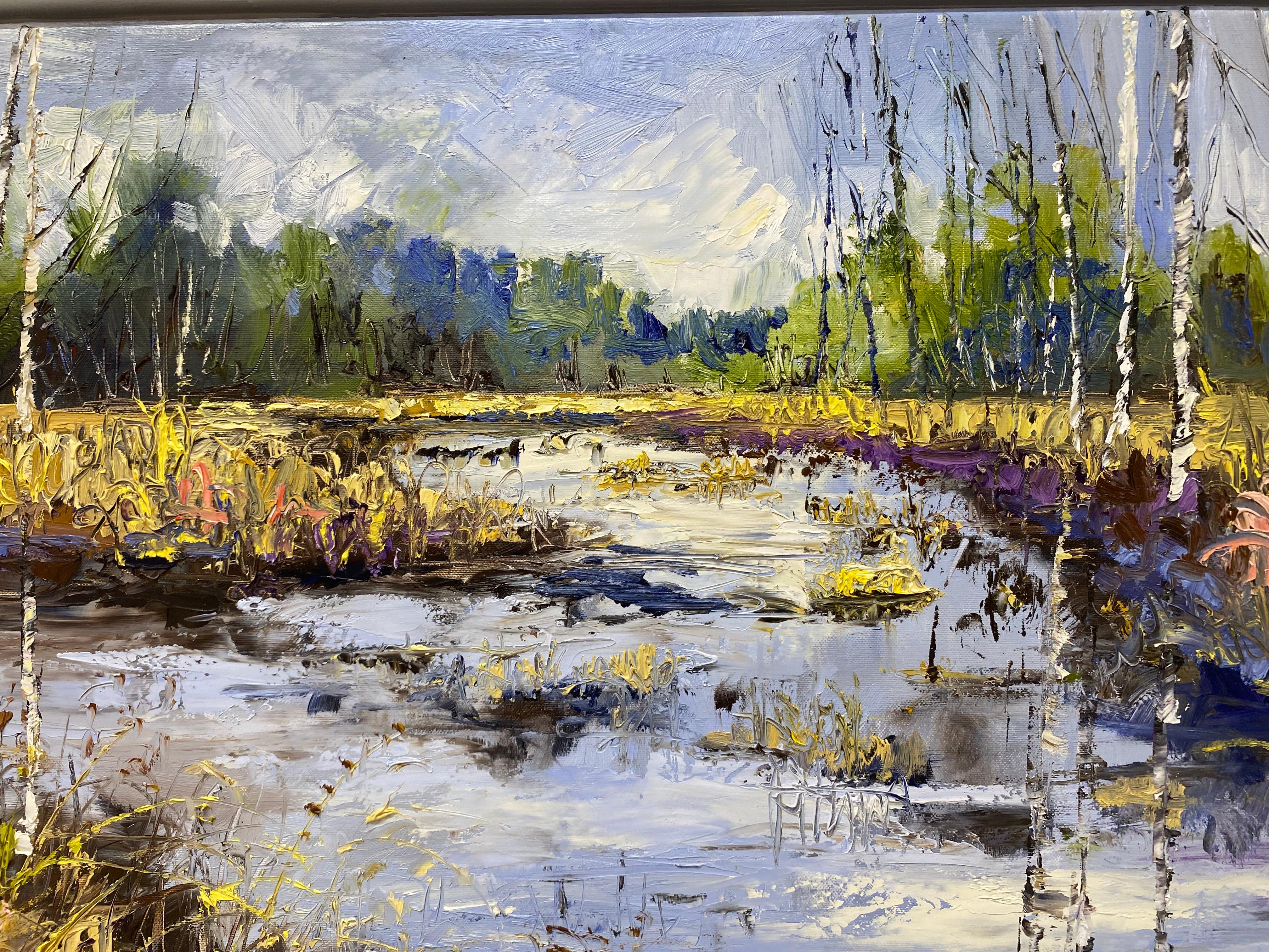 Sonja Brussen
Liebe
80 x 100 cm
Nicht gerahmt (wird in einem Rohr geliefert)

Als das Gemälde beginnt, verschwindet Sonja...

So beschreibt die Künstlerin Sonja Brussen ihre Arbeitsweise.

Von dem Moment an, in dem sie den Ort und das Thema