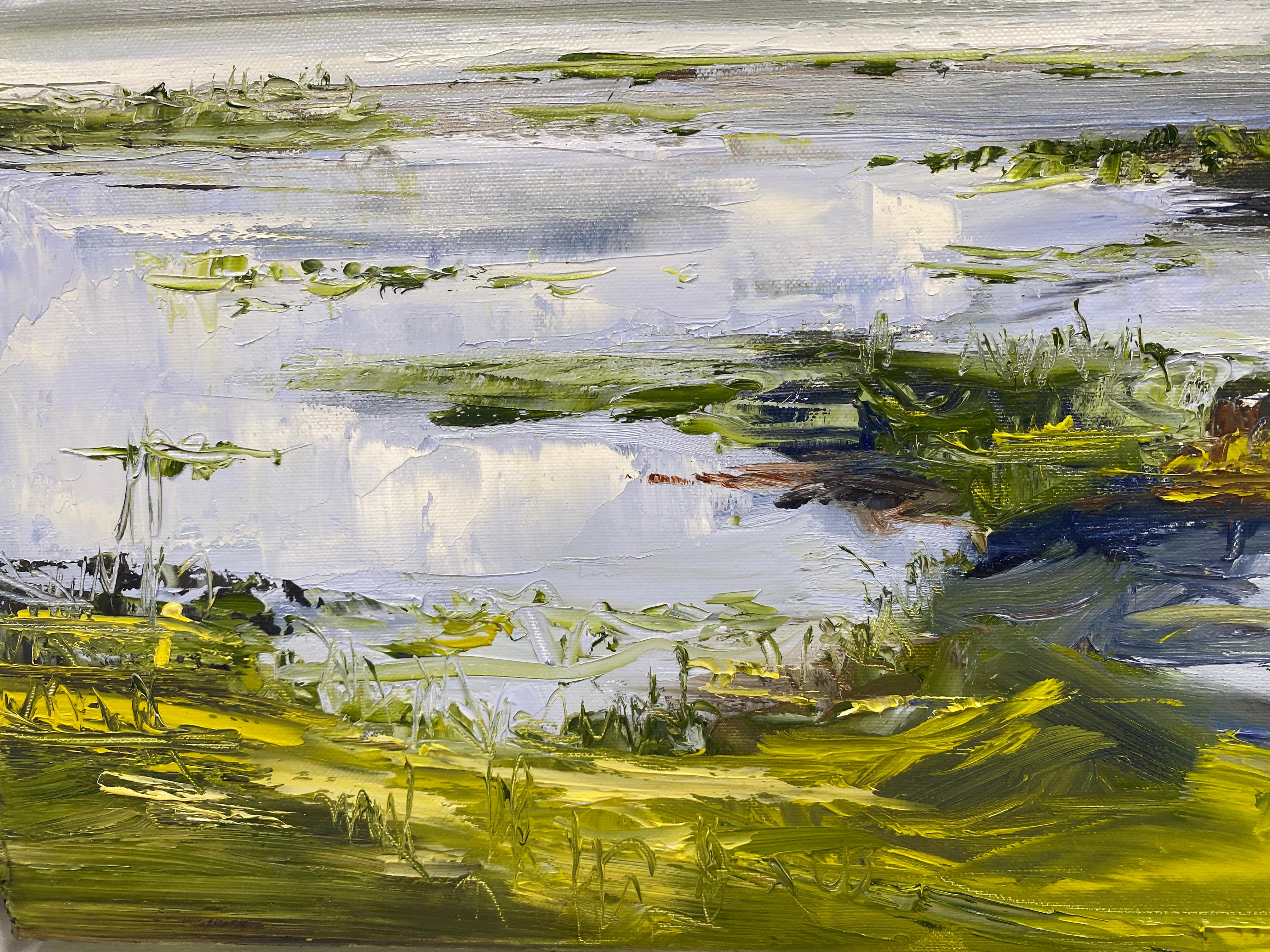 Love you more - 21st Century Contemporary impressionist Painting of a landscape For Sale 1