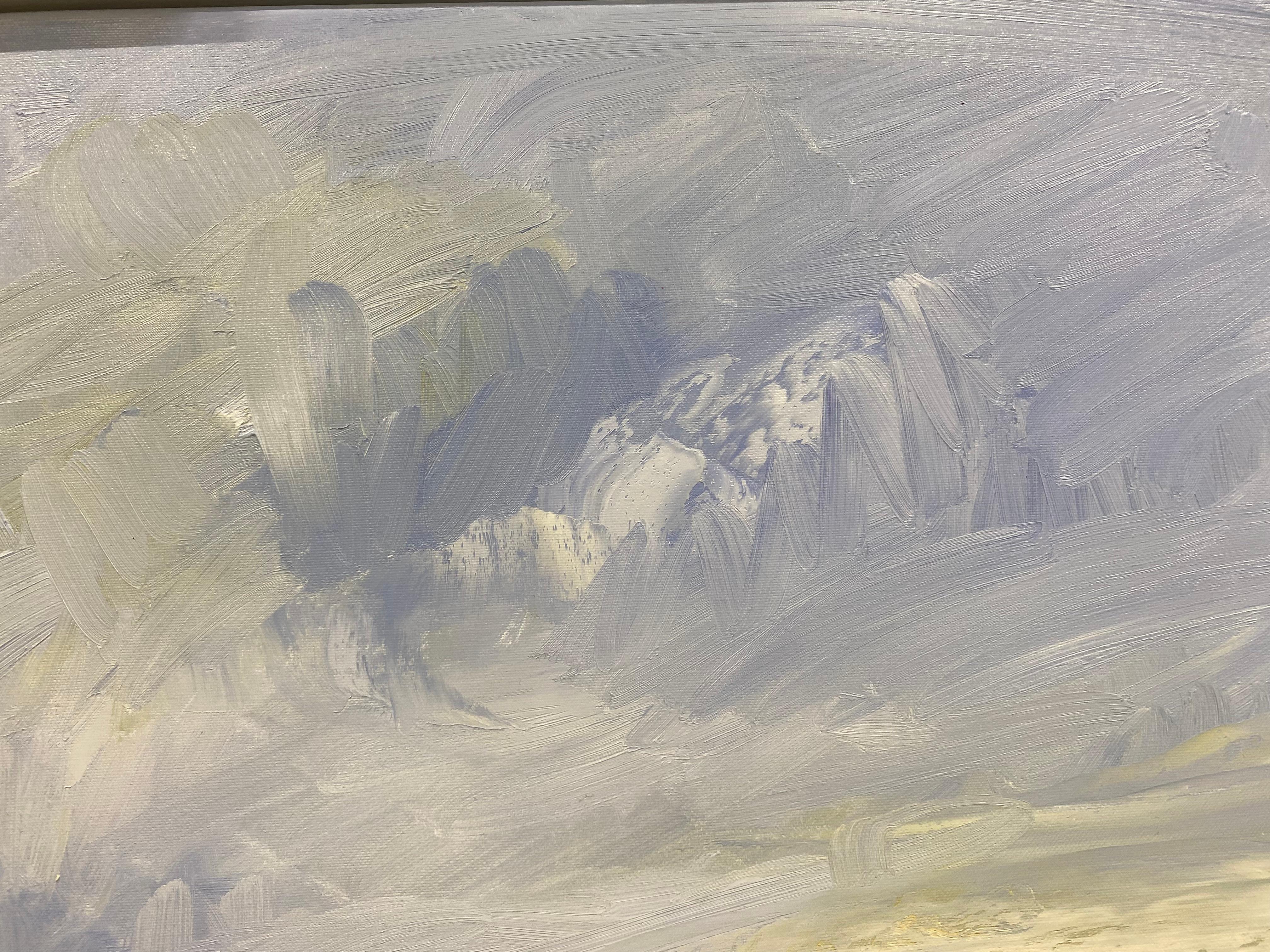 Love you more - 21st Century Contemporary impressionist Painting of a landscape For Sale 4