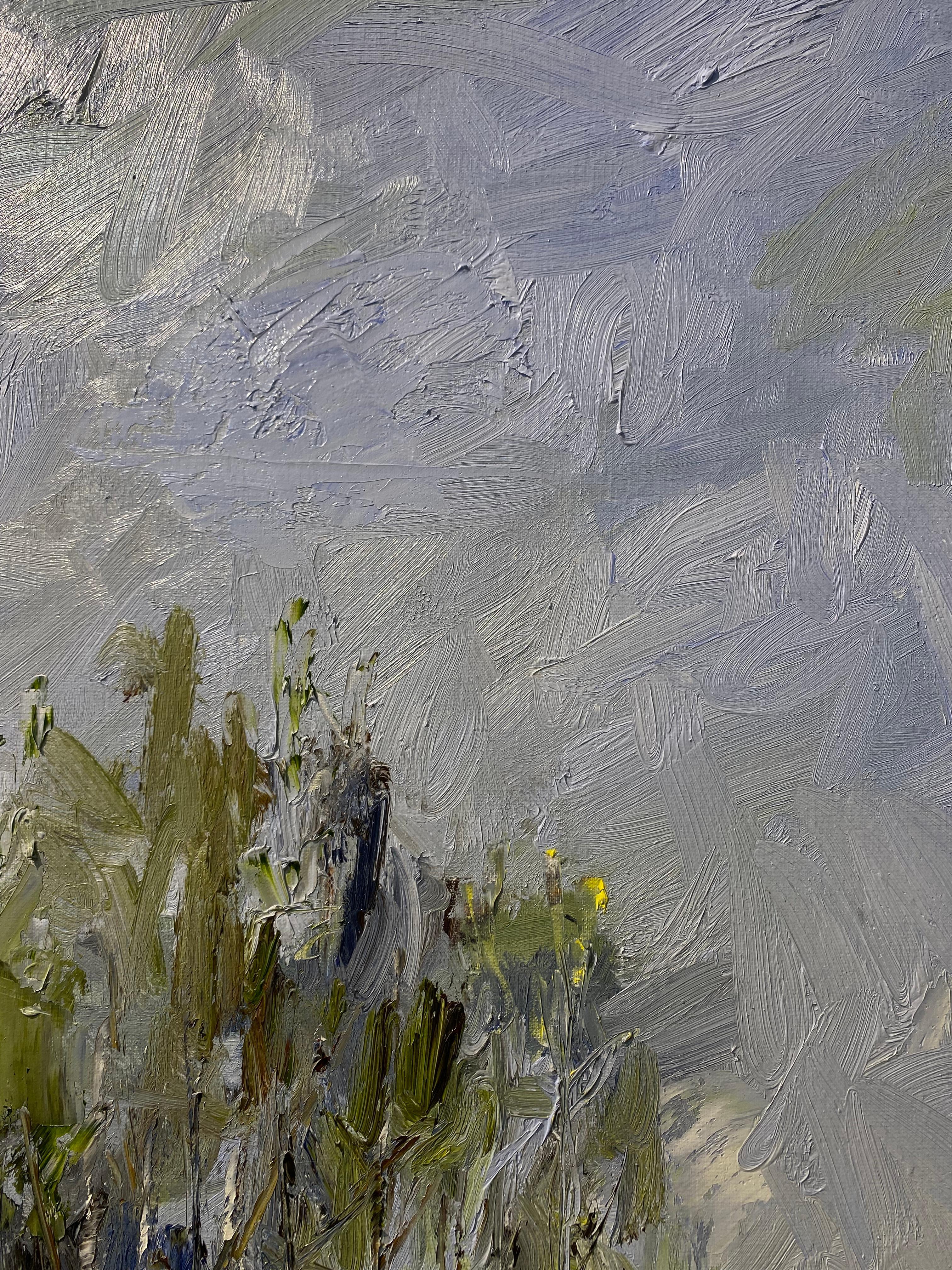 My friend - 21st Century Contemporary impressionist Painting of a landscape For Sale 1