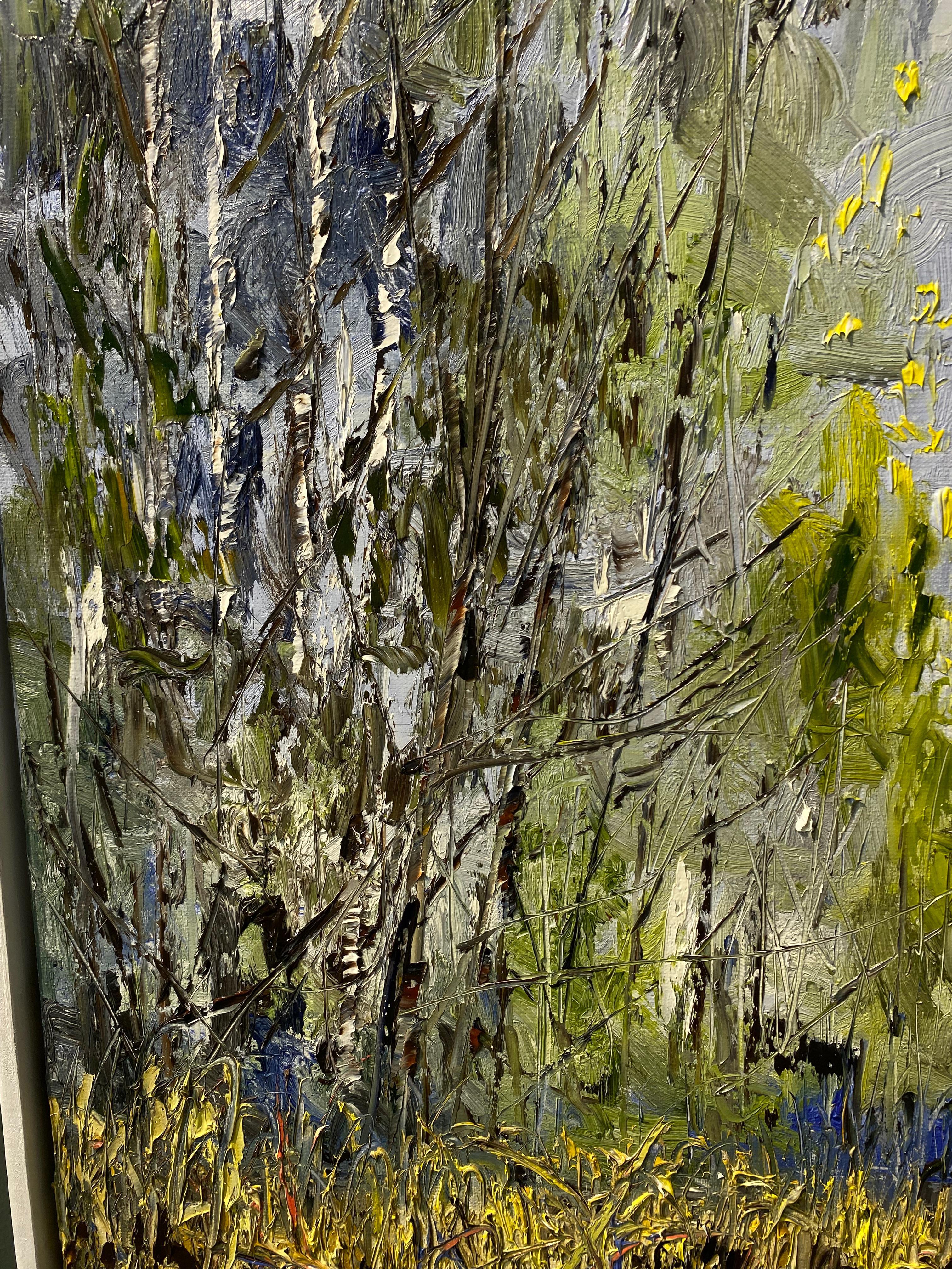 My friend - 21st Century Contemporary impressionist Painting of a landscape For Sale 2