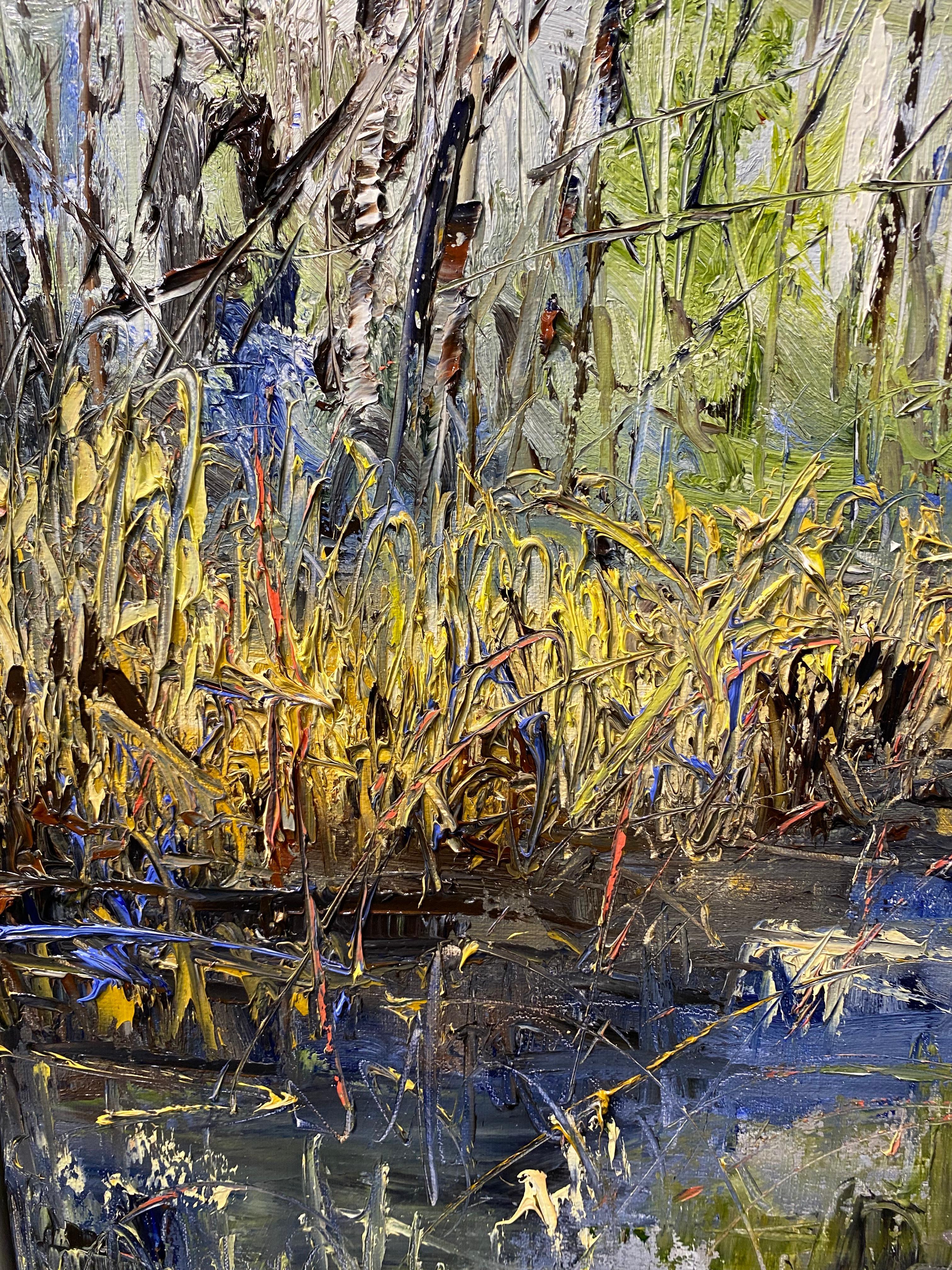 My friend - 21st Century Contemporary impressionist Painting of a landscape For Sale 3