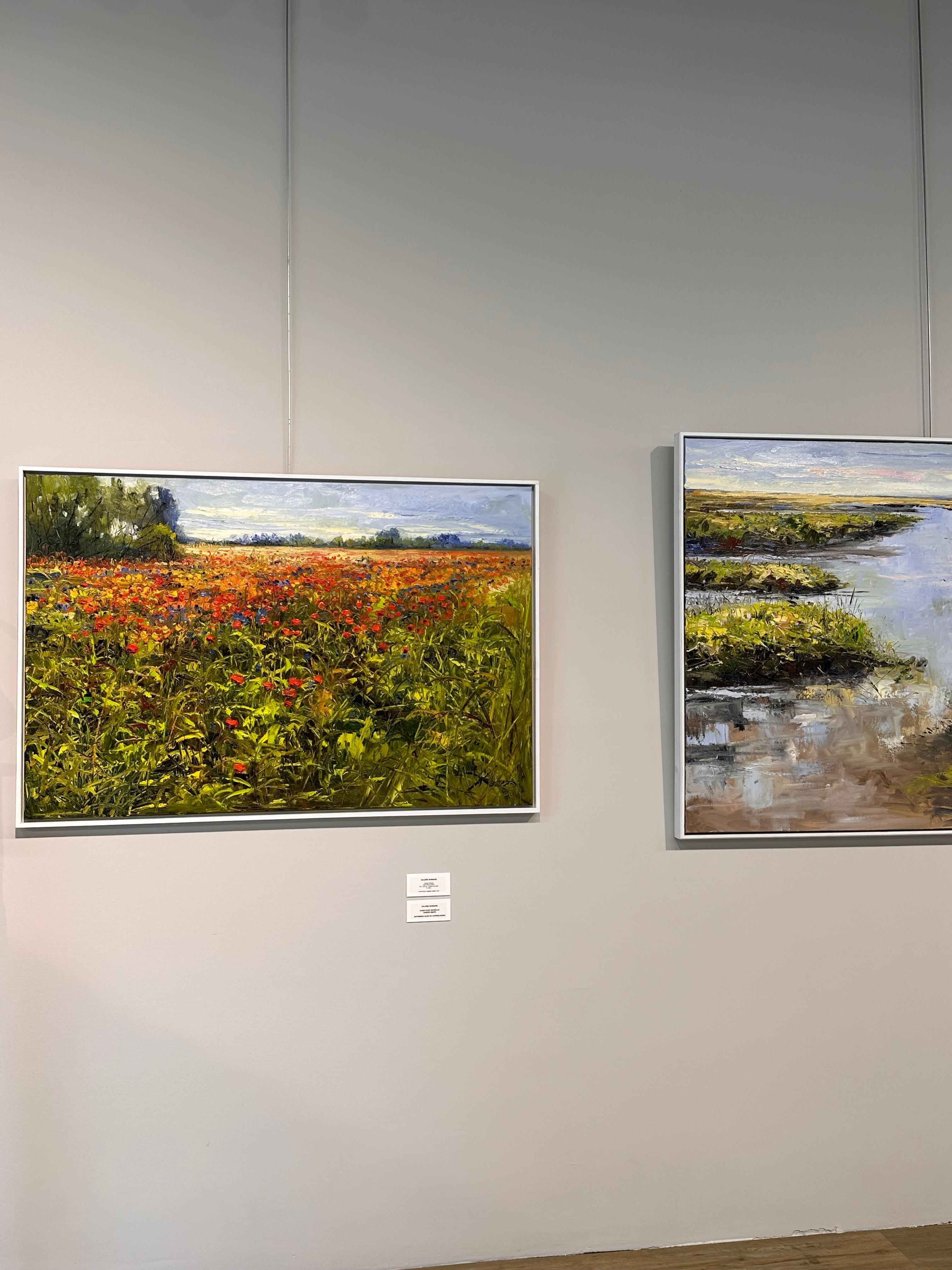 Sonja Brussen
L'espoir de la Nature
80 x 100 cm
Non encadré (expédié dans un tube)

Lorsque la peinture commence, Sonja disparaît...

C'est ainsi que l'artiste Sonja Brussen décrit sa façon de travailler.

Dès qu'elle a choisi le lieu et le sujet,