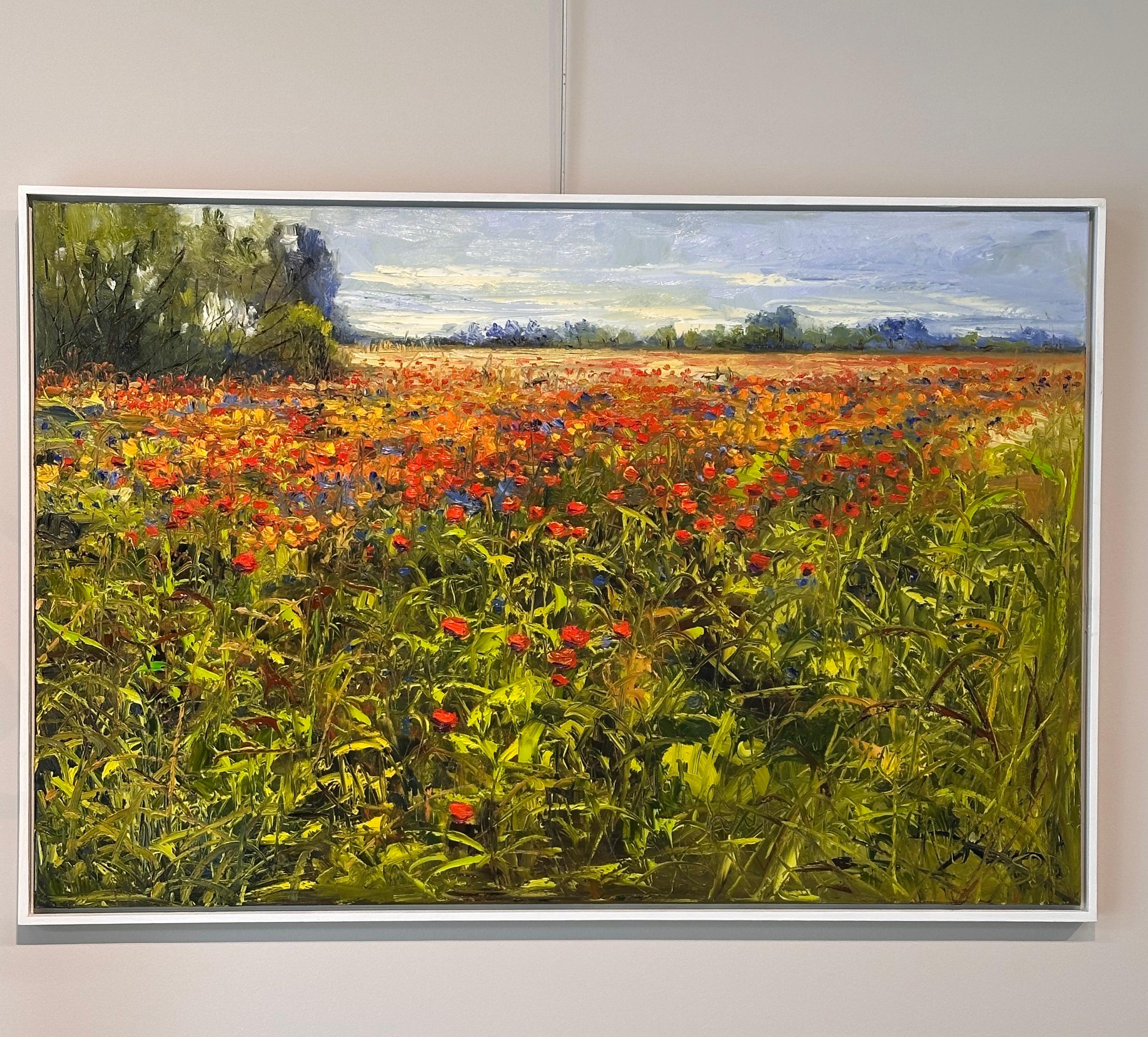 L'espoir de la Nature - Paysage impressionniste contemporain du 21e siècle en vente 1