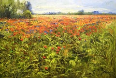 Natures hope - 21st Century Contemporary impressionist landscape
