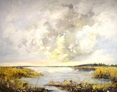 Vassaslätt - 21e siècle Peinture impressionniste contemporaine paysage