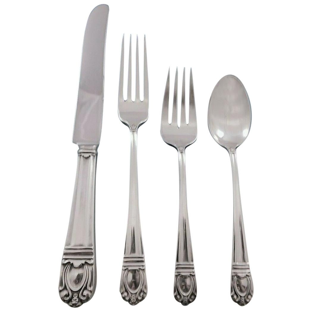 Sonja by International Sterling Silver Flatware Set 12 Service 52 Pieces For Sale