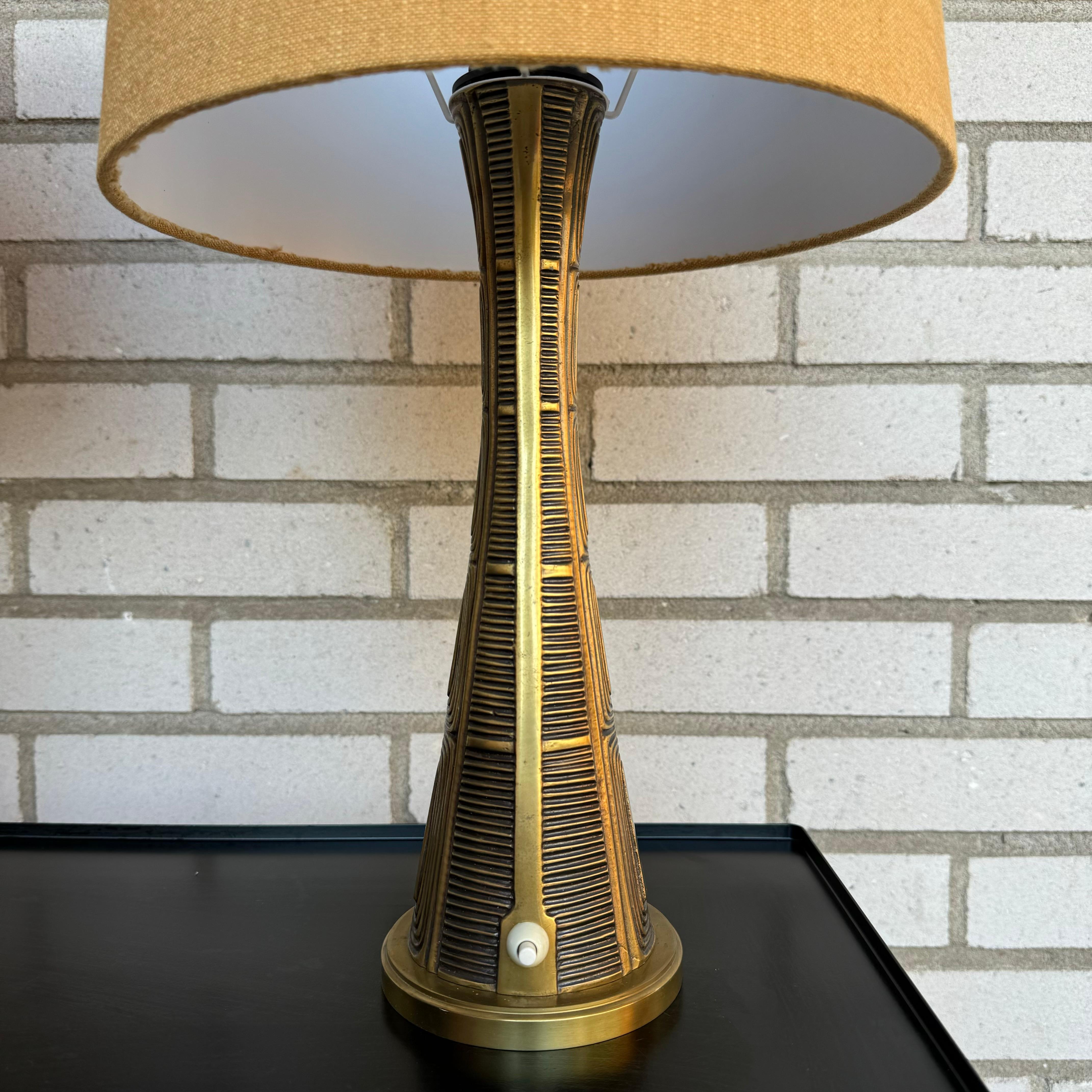 Sonja Katzin, lampes de table, laiton, Suède, années 1940 Bon état - En vente à Genarp, SE