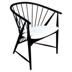 Chaise longue "Solfjädern" de Sonna Rosén pour Nässjö Stolfabrik, Suède, années 1950