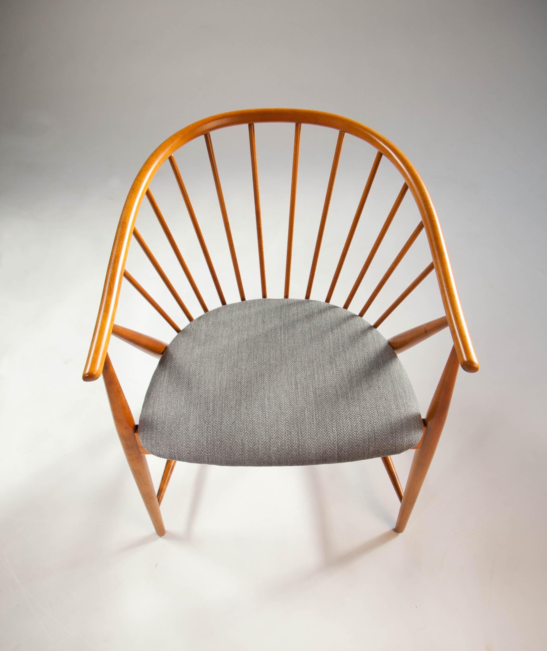 Sonna Rosén Sun Feather Chair for Nassjo Stolfabrik of Sweden, 1950s 3