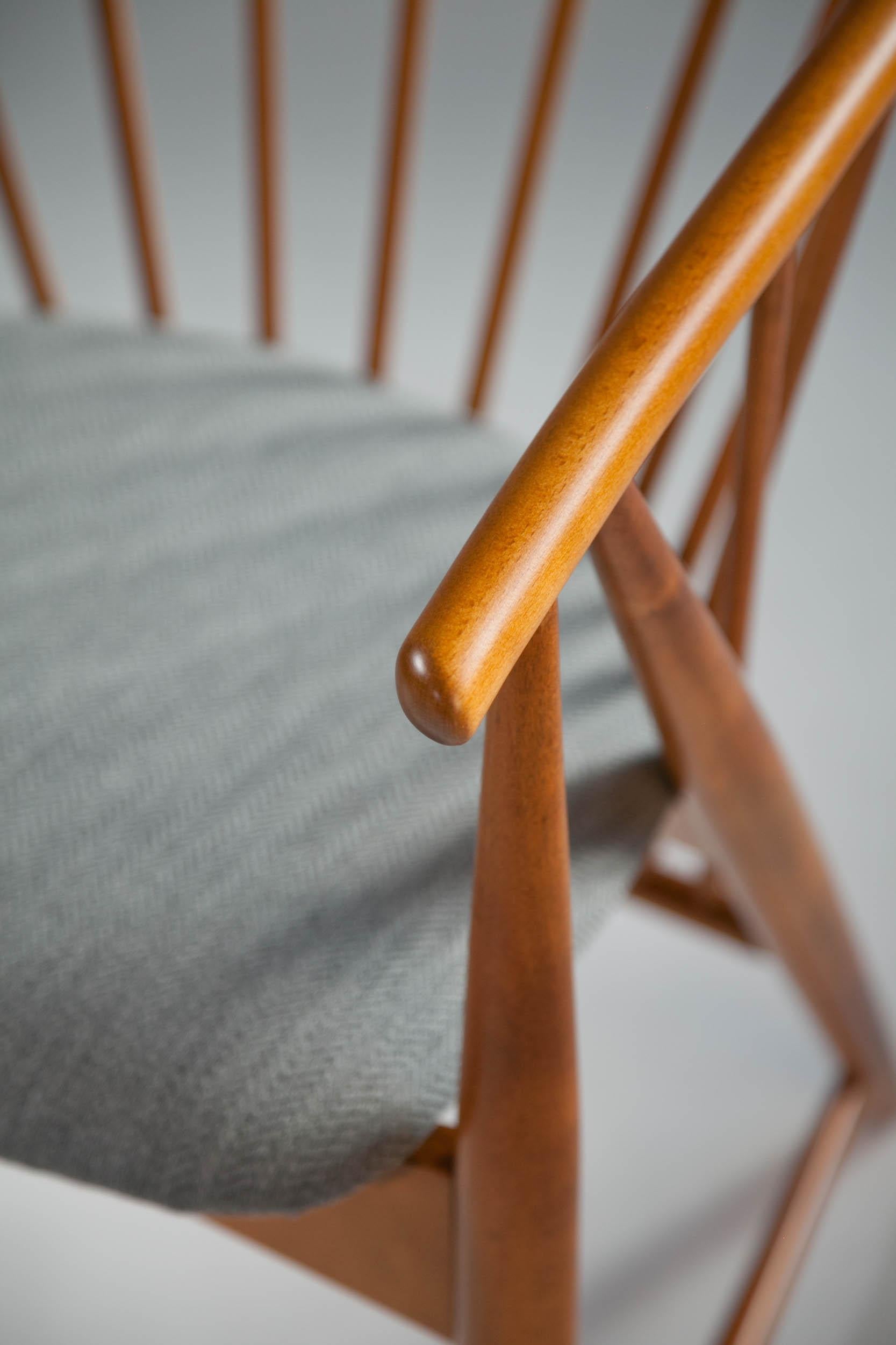 Sonna Rosén Sun Feather Chair for Nassjo Stolfabrik of Sweden, 1950s 5