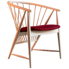 Sonna Rosen Sun Feather Chair Midcentury Design Sweden, circa 1990