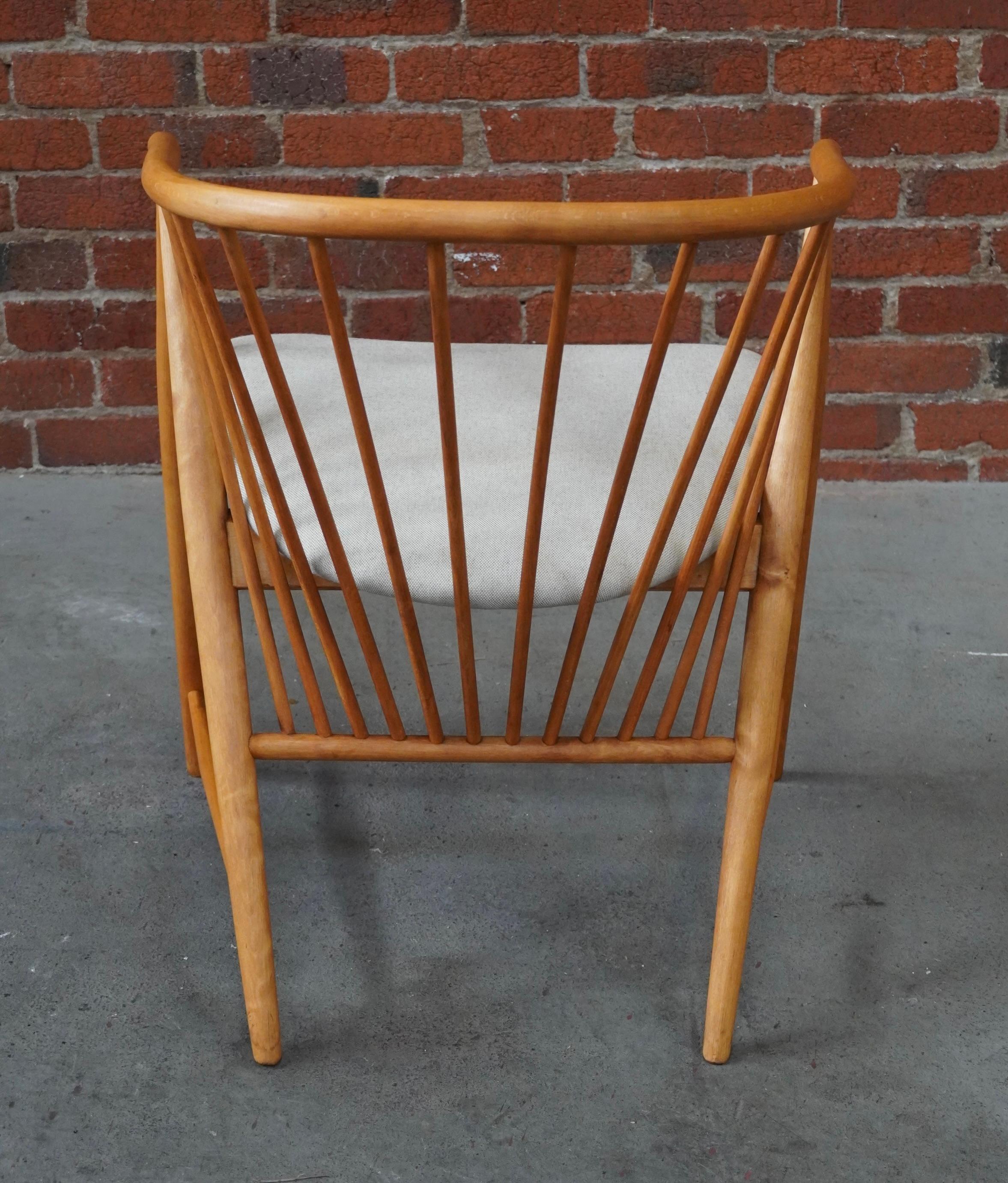 Fauteuil en plumes de soleil Sonna Rosen circa 1950, Suède en vente 1