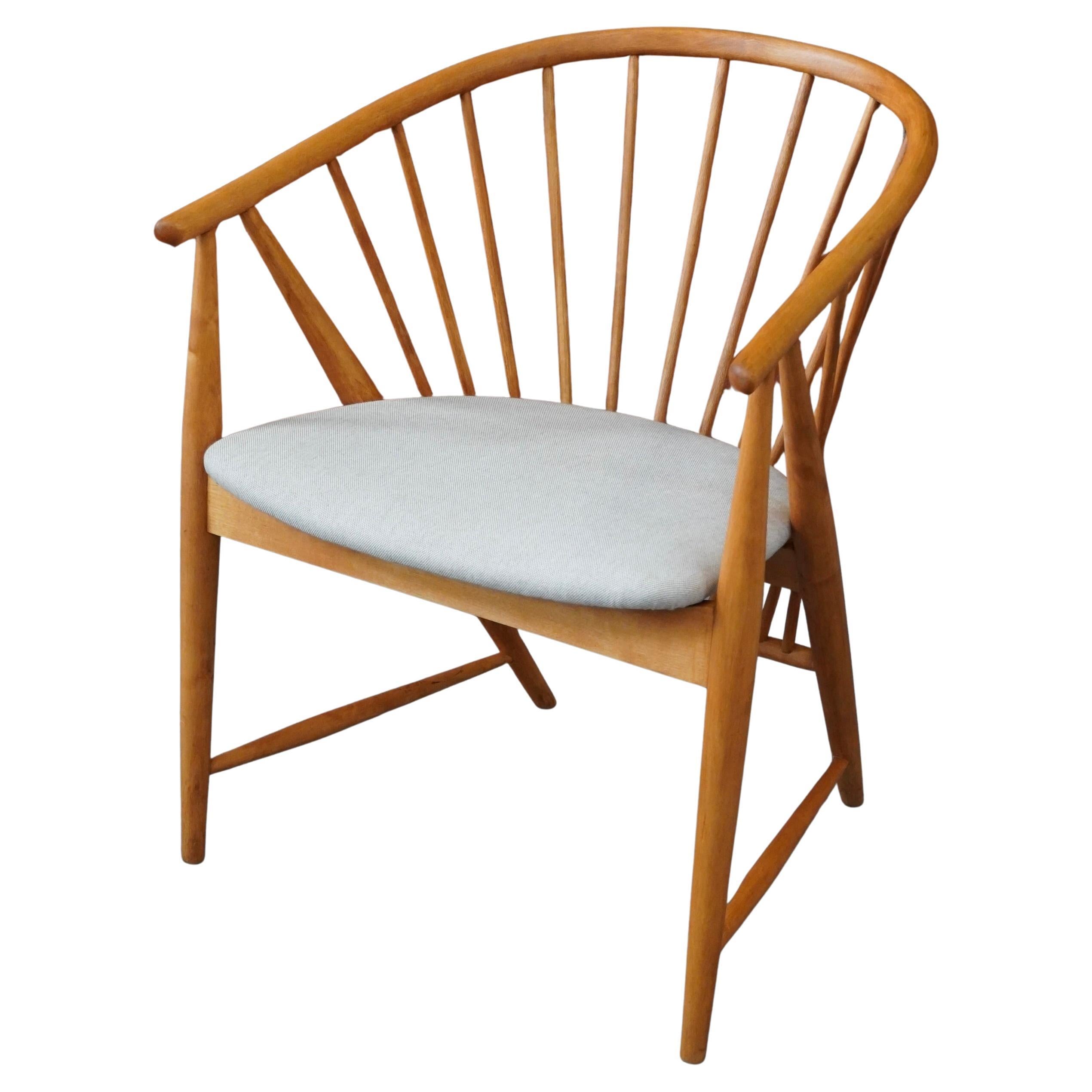 Fauteuil en plumes de soleil Sonna Rosen circa 1950, Suède en vente