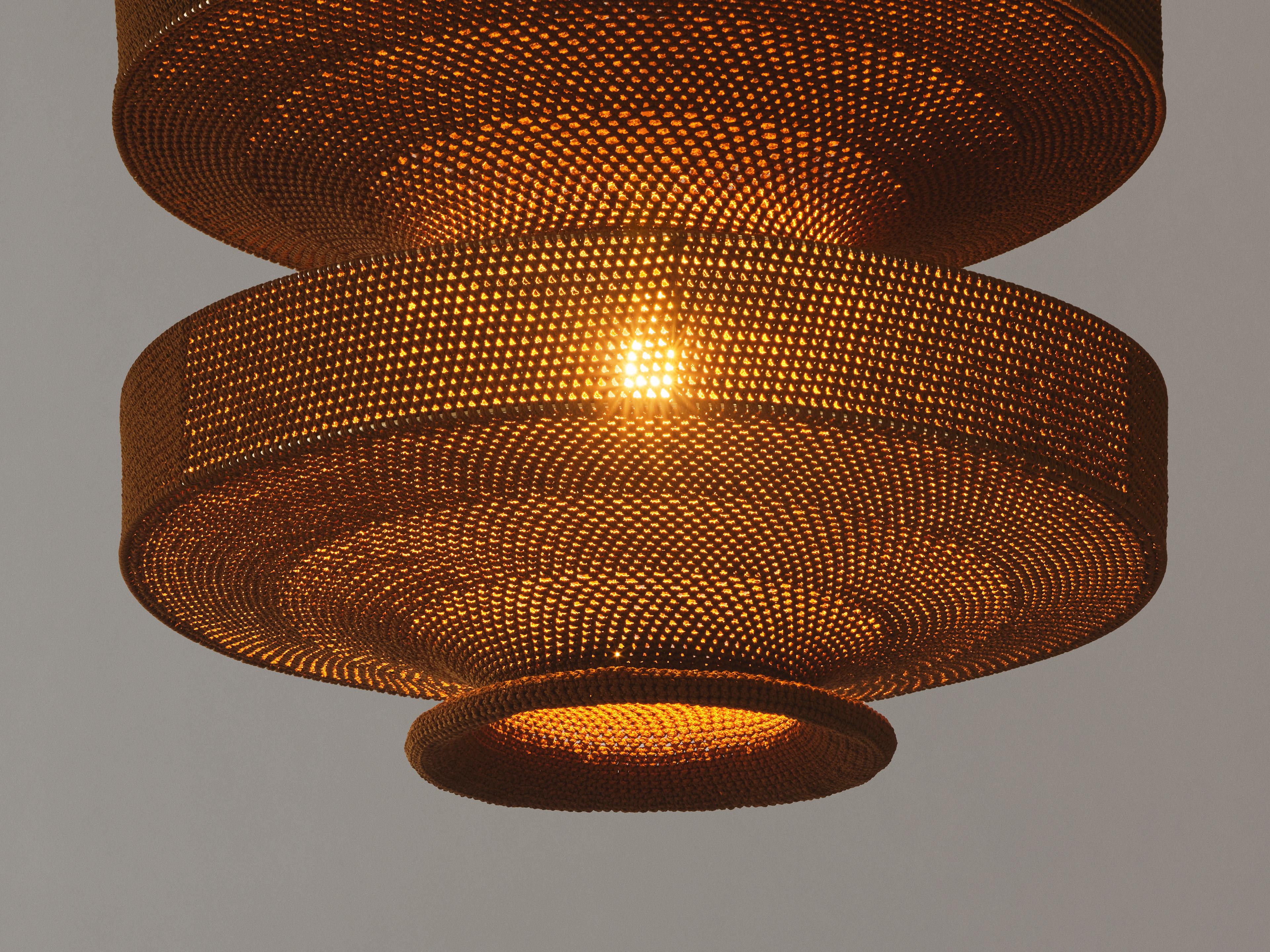 British Hand Crafted Sonne Pendant, Ø32cm/12.6in For Sale