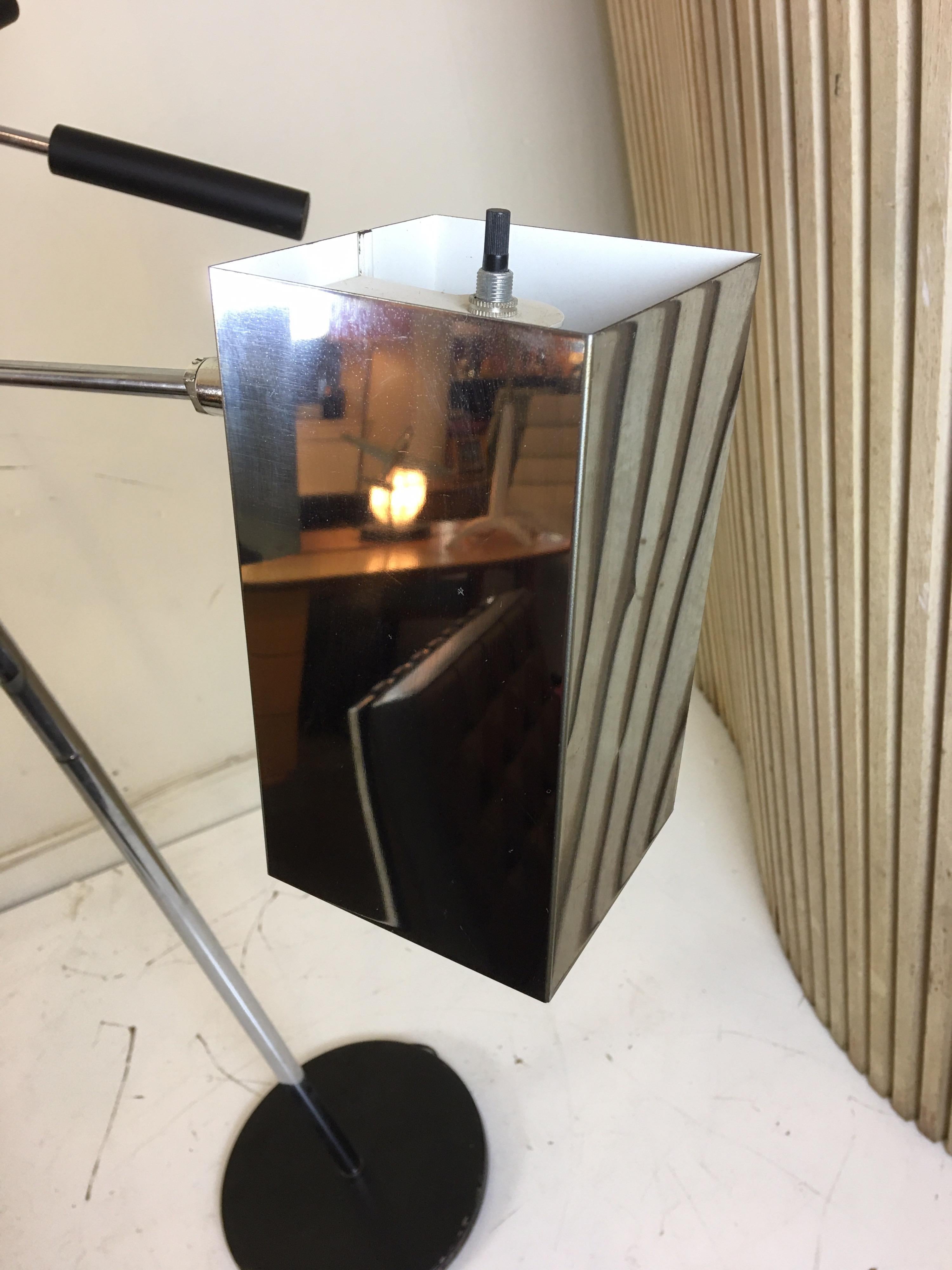 Mid-20th Century Sonneman 3 Shade Floor Lamp