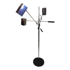 Retro Sonneman 3 Shade Floor Lamp